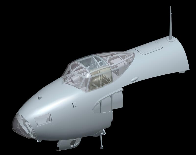 HK 모델 하빌랜드 모기 B Mk.IX/Mk.XVI 플라스틱 모델, 01E016 1/32 체중계