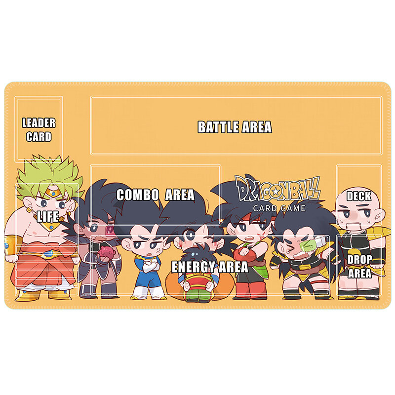 Anime Dragon Ball TCG Game Card Playmat, Super Saiyajin, Son Goku, Zamasu, Vegeta, Hobbies, Coleção de Brinquedos, Presente, 600x350x2mm, DBCG