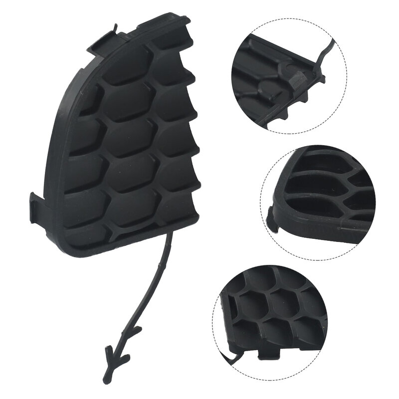 Couvercle de crochet de remorque de pare-chocs arrière de voiture en plastique, couvertures de crochet de remorquage, pare-chocs pour Jeep Renegadeds 2015-2019, 1 pièce