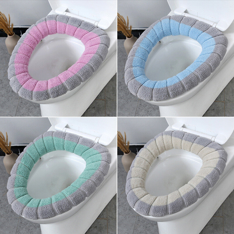 Tappetino coprisedile tappetino da bagno invernale caldo per wc cuscino per bambini con manico accessori più spessi e morbidi e lavabili