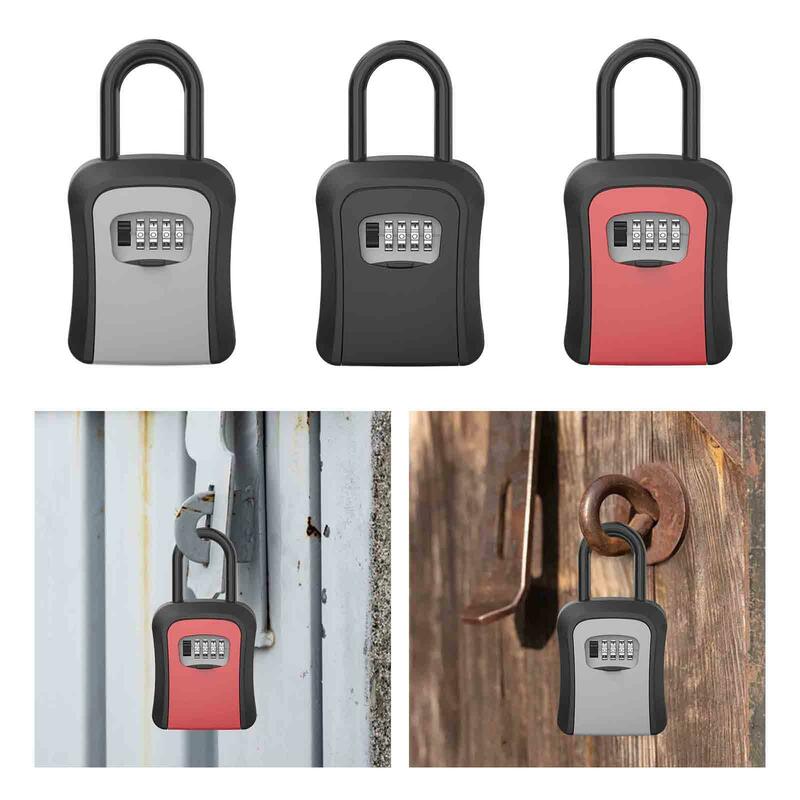 Key Lock Storage Box Password Key Case Keys Cabinet Organizer for Door Handles House Keys Valets Property Management Landlord