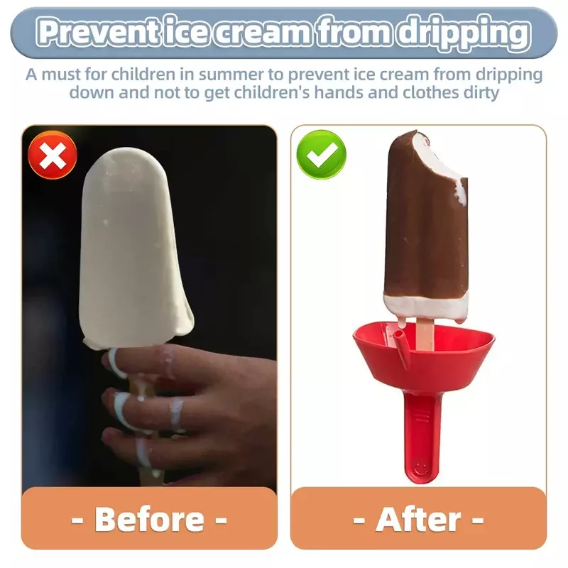 Новинка, подставка для мороженого с защитой от капель, подставка для мороженого без беспорядка, подставка для мороженого для детей