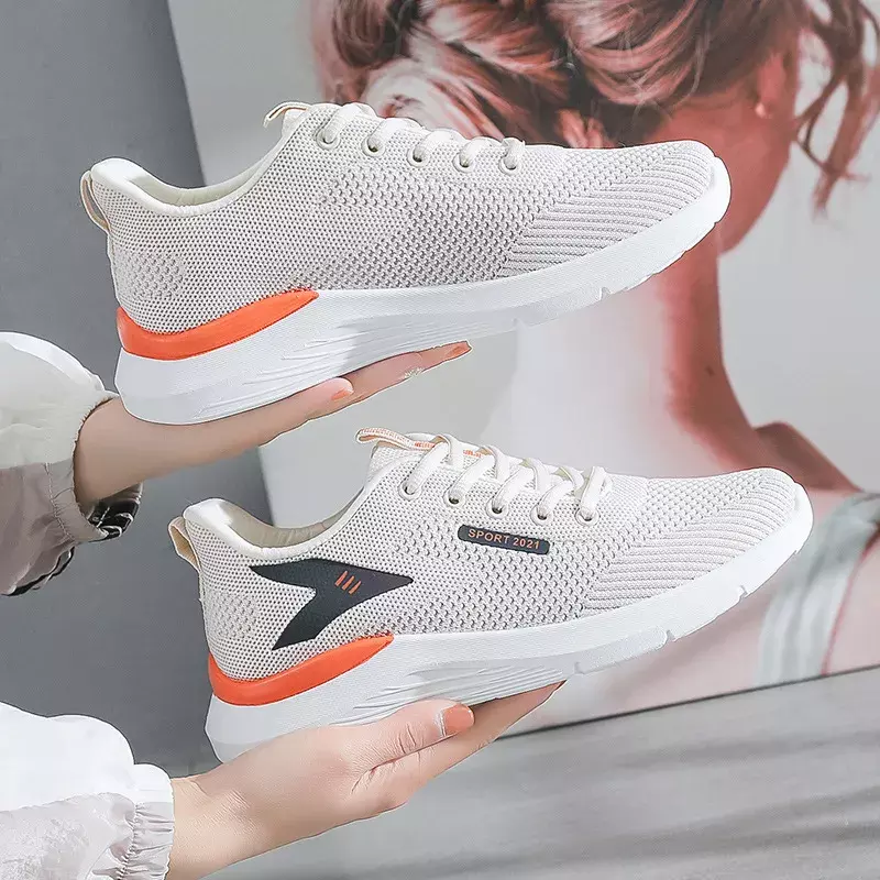 Ladies Sneakers 2023 Summer New Breathable Casual Shoes Fashion Running Women's Shoes