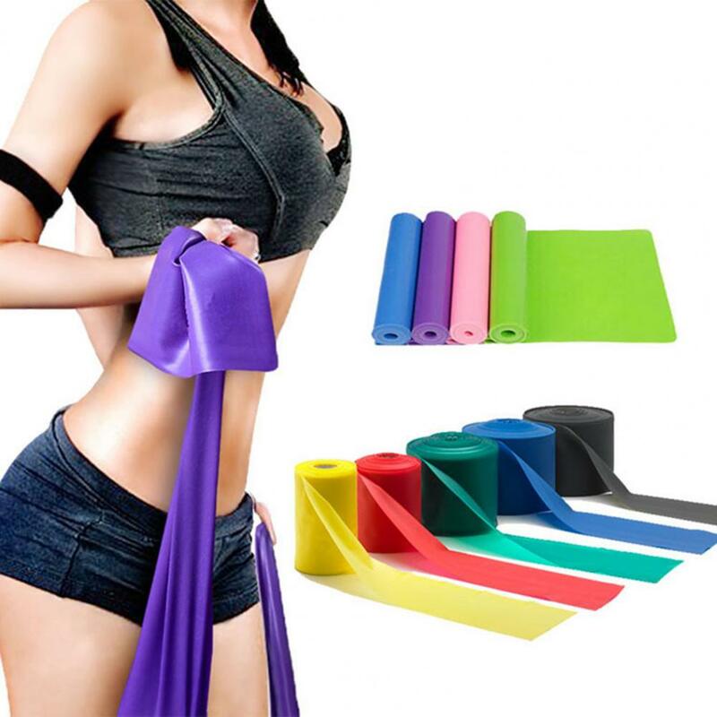 Tali elastis kebugaran Yoga, tali elastis multiguna dalam ruangan untuk olahraga Yoga