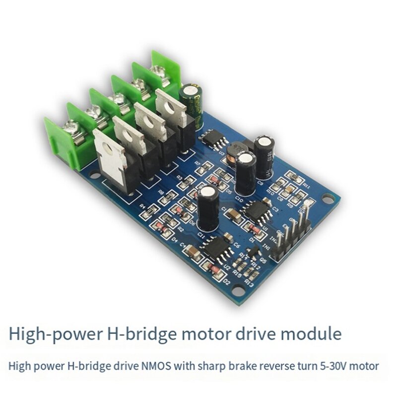 H-Bridge Motor Driver Nmos With Emergency Brake Forward Reverse 5-30V Motor Module EG2104 Motor Driver Module Easy To Use