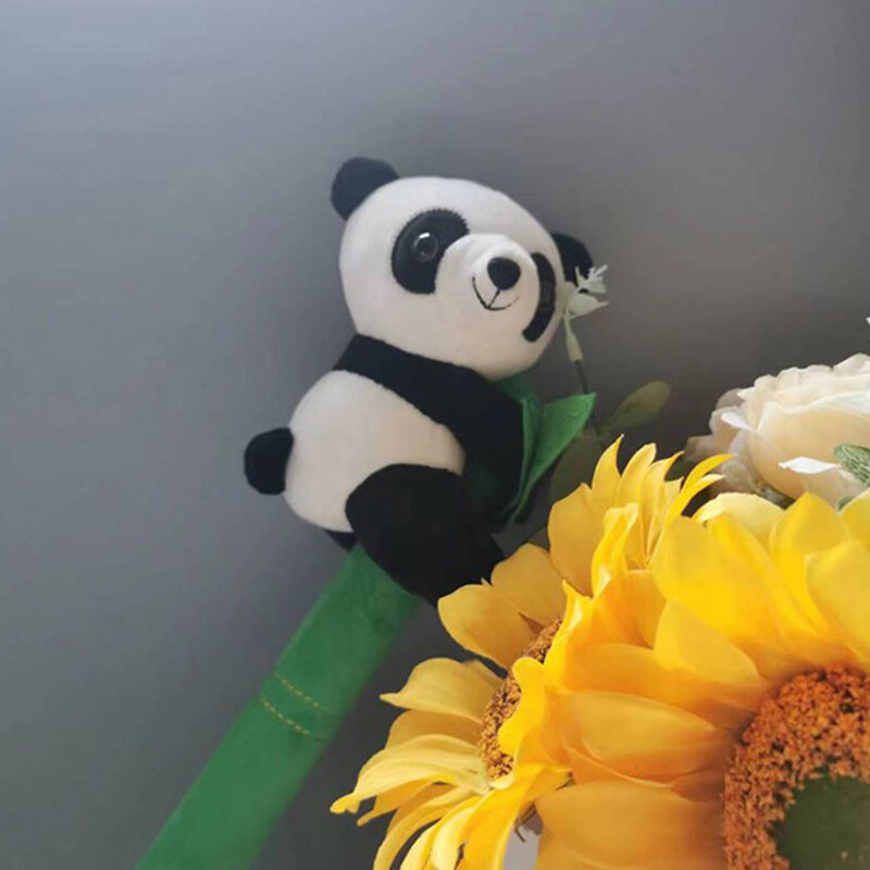 Nowy uroczy zielony rurka bambusowa Panda przytulić bambusowy pluszowa lalka skarb narodowy gigant poduszka Panda lalka zwierzę dekoracje sofy