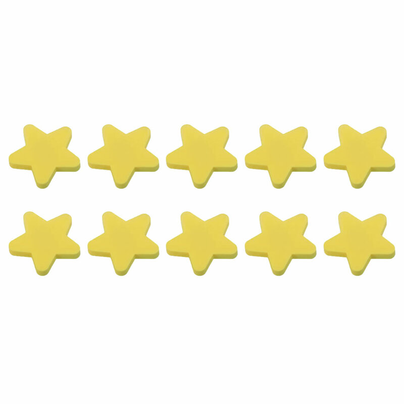 Star Shape maçanetas para crianças S gavetas, conveniente e elegante, amplamente utilizado, resistente e durável, amarelo grande