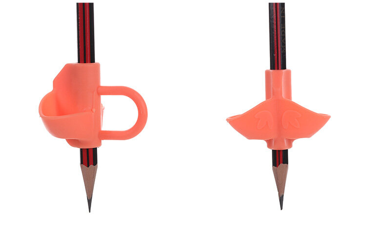 10PCS Child Pen Grips Set di penne a tre dita in Silicone correzione per studenti scrittura correttore posturale cancelleria materiale scolastico