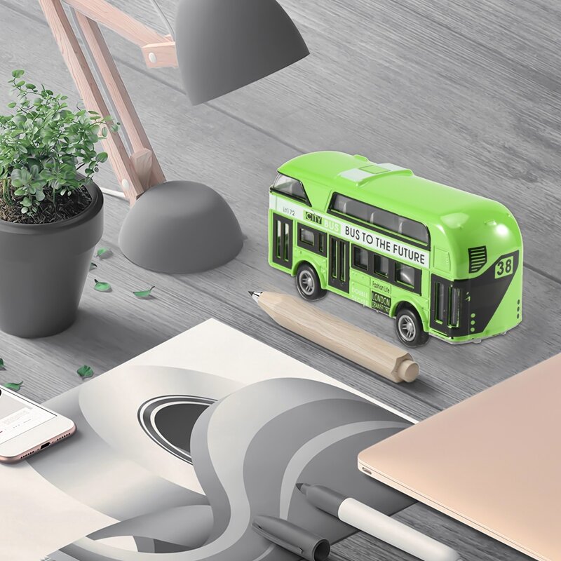 Double-Decker Bus London Bus Design Car Toys Sightseeing Bus Vehicles Urban Transport Vehicles Commuter Vehicles