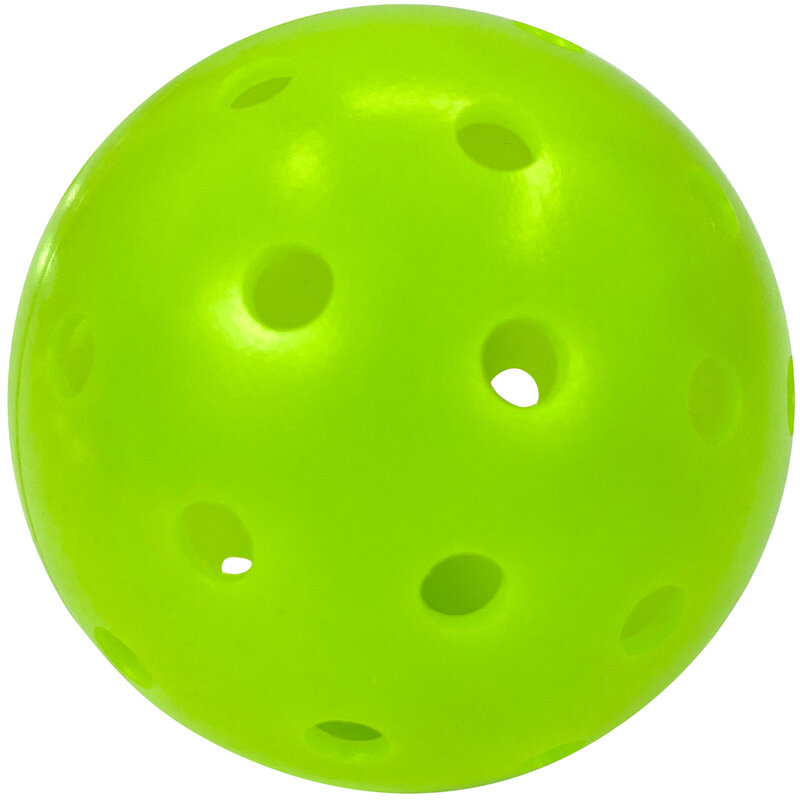 ลูกบอลสำหรับการแข่งขัน juciao ลูกบอลพิเคิลบอล40หลุมลูกบอลพิเคิลบอลสีเขียวมะนาวเด้งสูงการบินที่แท้จริงทนทาน