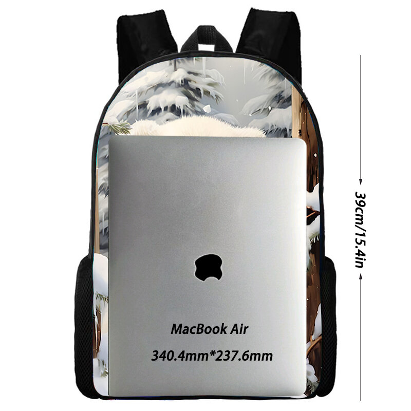 Cartoon Children Backpack Animal School Bags for Boys Girls  3d Polar Bear Bookbags for School  Light Weight Rucksacks for Kids