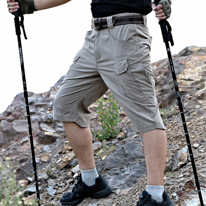 男性用多機能サマーショーツ,ポケット付き防水ダッチワイフ,膝丈,安全スタイル