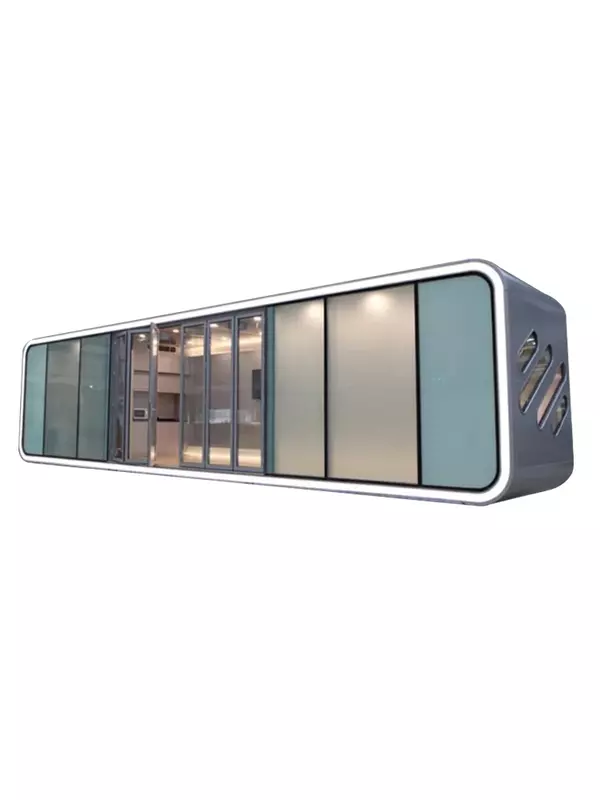 Cápsula espacial personalizada para habitación móvil, contenedor de cielo estrellado para personas, villa, hogar, habitación, sol