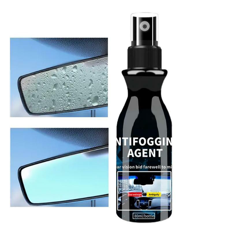 80ml Anti Fog Spray Car Water Repellent Spray Anti Rain Coating Spray Car Glass Anti-rain Liquid Windshield Window Fog Cleaner