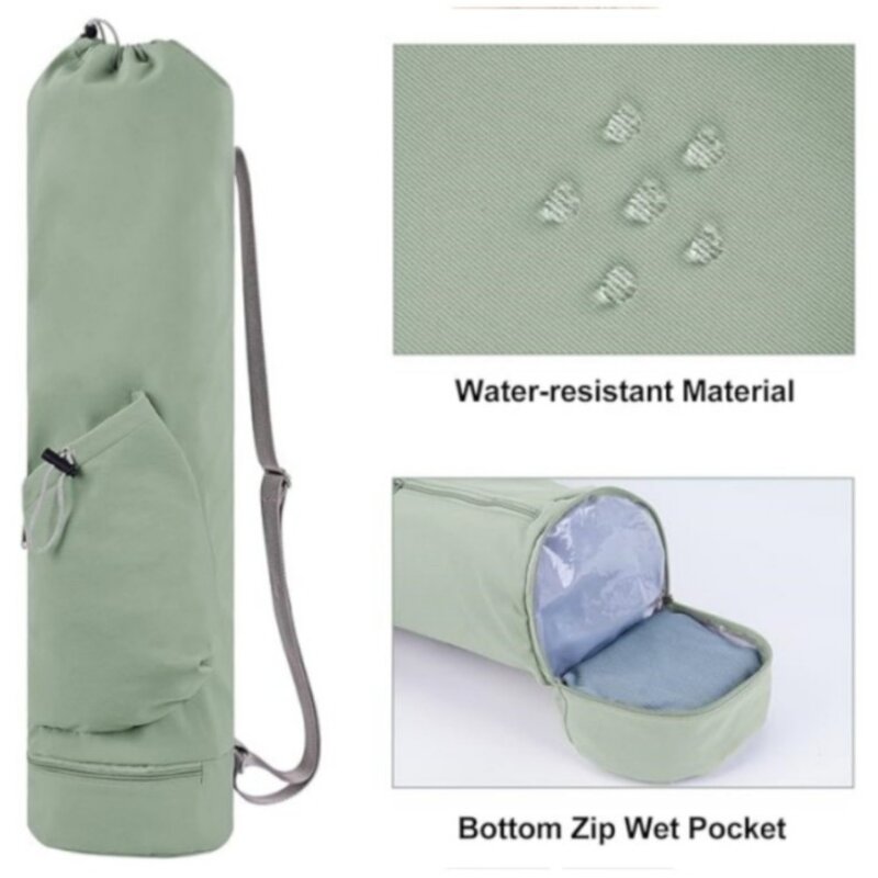 Übungs-Yoga matten tasche mit großer Kapazität Multifunktions-Aufbewahrung tasche Wasserdichte Sport matten tasche mit Wasser flaschen tasche