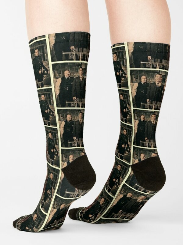 Murdoch Mysteries Dramatic Print Socks Hiking boots Stockings man Toe sports Socks Man Women's