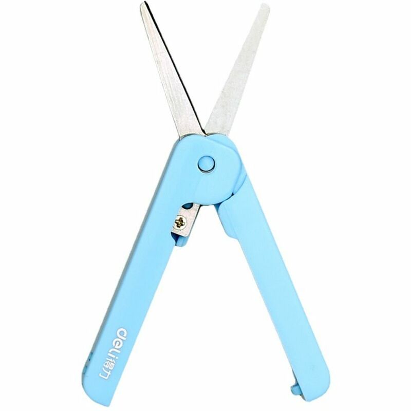 Portable Student DIY Office Stationary Mini Fodable Scissor Handcraft Scissor Handwork Art Tools Safe Folding Scissor