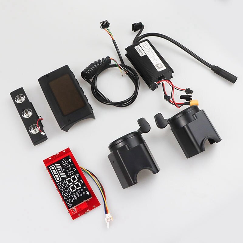 Kit indicatore luci Controller accessori per veicoli elettrici neri e rossi componenti per strumentazione per veicoli elettrici a scartamento completo