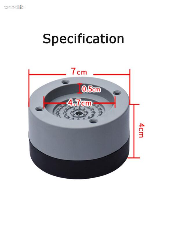 Máquina de lavar roupa aumentando esteiras anti-skid anti-choque titular universal automático mais altas almofadas de amortecimento geladeira base 4 pçs/lote