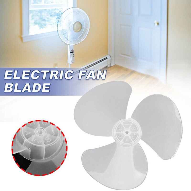 Plastic Fan Fan Blade For Standing Pedestal Fan 16 Inch 3 Leaves General Accessories Plastic Fan Blade Fan Accessories