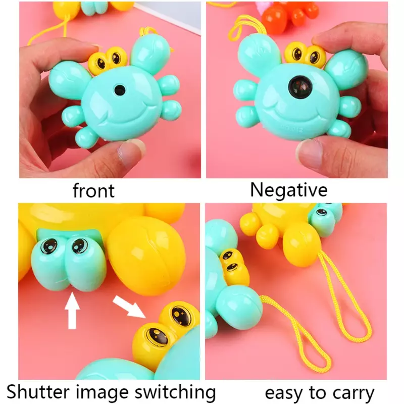 1PC Cartoon Camera Toy for Boys Girls Birthday Gift Party Favors Kids Toy Kindergarten Children Early Educational Developing Toy