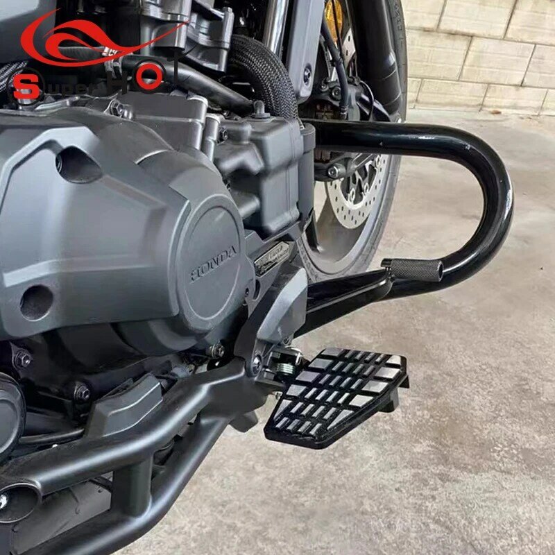 Akcesoria motocyklowe Billet szerokie podstawki pod nogi pedały podnóżek powiększ Footpeg dla Honda CMX1100 REBEL1100 CMX 1100 REBEL 1100