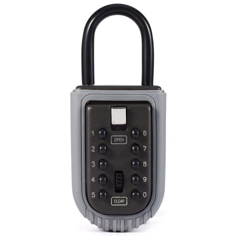 Cassetta di sicurezza per chiavi impermeabile per esterni scatola di immagazzinaggio per chiavi da appendere a parete scatola per Password in lega di zinco