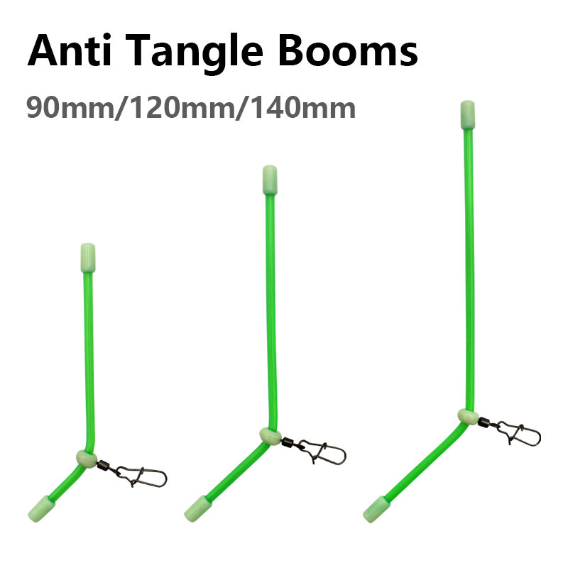 5pcs Carp Fishing Luminous Anti Tangle Leger Booms Fishing Rocket Feeder Swivel For Feeder Cage Carp Rig Accessories Tackle
