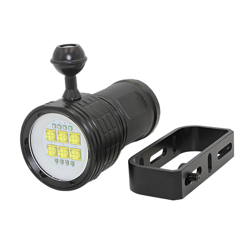 Linterna LED de buceo XHP70 XHP90, luz subacuática para fotografía y vídeo, 100m, impermeable XM L2, lámpara táctica 18650