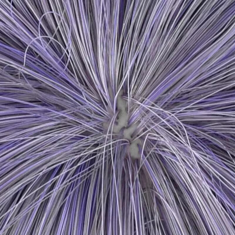 Парик для косплея аниме Tomoyo Daidouji, Длинные Серые Фиолетовые вьющиеся термостойкие искусственные волосы длиной 85 см