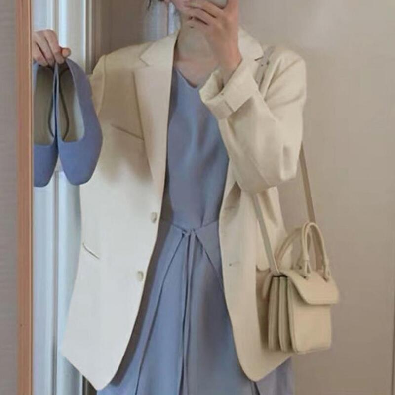 Basic for Women Casual for Women cappotti minimalisti da donna alla moda per la primavera autunno leggero S con temperato Casual