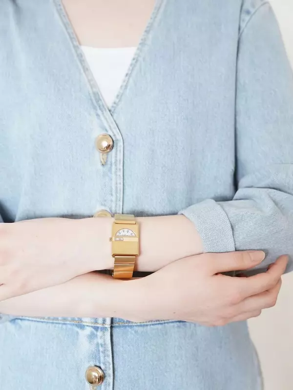 New Bredan pulse Unisex Watch Men's Fashion Watch Women's Personality Simple Digital Quartz Watch Vintage Square
