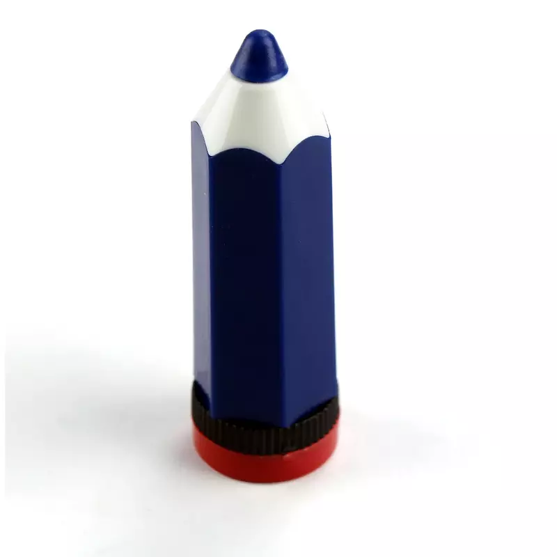 Apontador em forma de lápis de cor Single-Hole, desenhos animados criativos, 58A