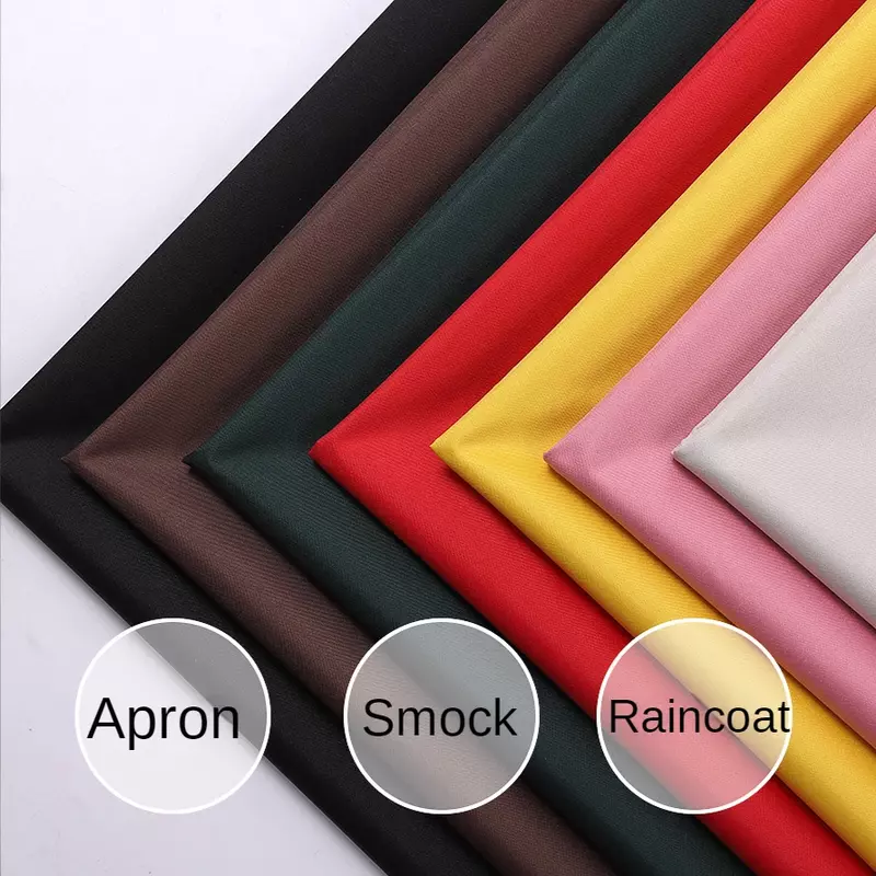 Thickened Waterproof Fabric By The Meter for Raincoats Clothing Diy Sewing Soft PVC Coated Plain Decorative Textile High-density