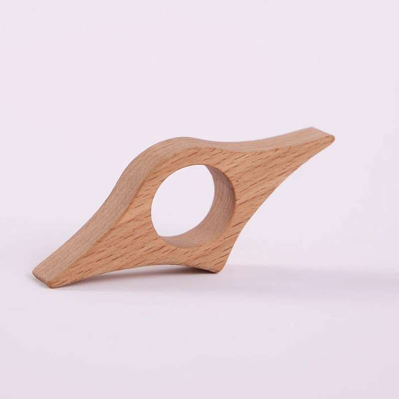 Wooden Thumb Bookmark One Hand Reading Thumb Book Holder Adults Kids Student Fast Reading Tools Portable Ring Page Holders