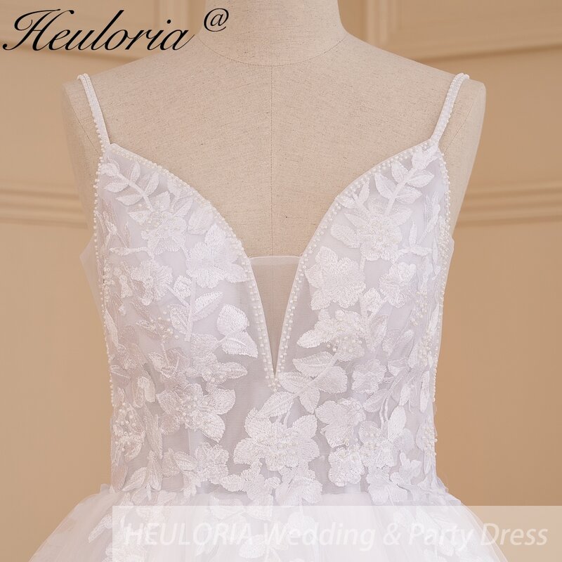 Элегантное свадебное платье А-силуэта, кружевное свадебное платье с аппликацией, свадебное платье невесты