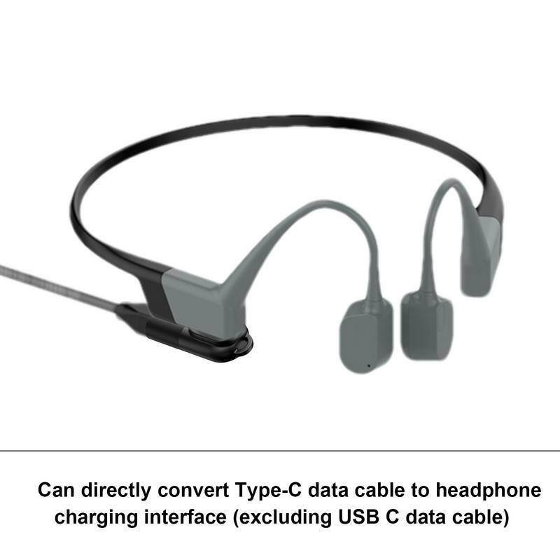 Konverter pengisi daya Headphone, Headphone konverter pengisi daya adaptor tipe C magnetik untuk pengisi daya Headphone