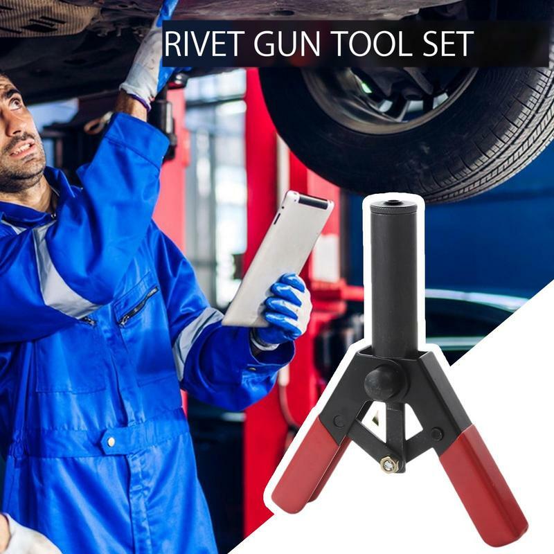 Manual Riveter Tool Heavy Duty Riveter With 40Pcs Nylon Blind Rivets Car Riveter Riveting Tool Rivet Installation Tool For ATV