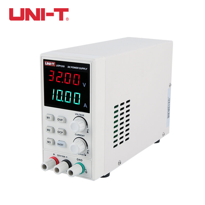 UNI-T-Interruptor de fuente de alimentación de CC serie UTP1000, regulador de voltaje de corriente ajustable, pantalla de 4 dígitos, CA 220V