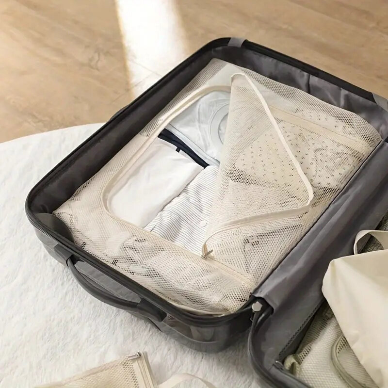 Aufbewahrung tasche Kleidung Aufbewahrung organisator große Kapazität Netz tasche tragbare Gepäck organisatoren Multifunktions-Reise zubehör neu