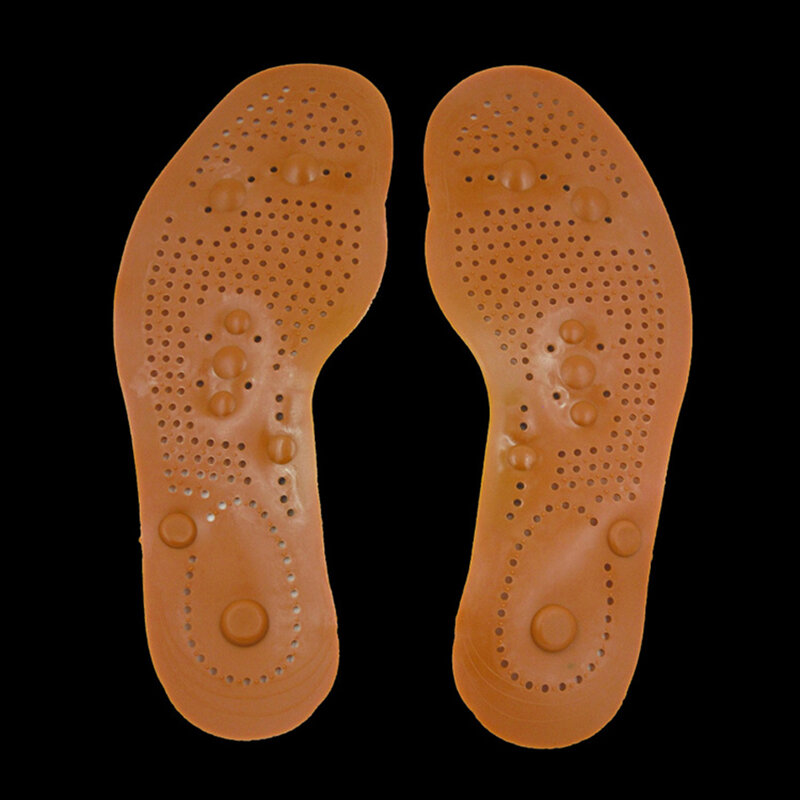 Unisex Silicone Massage Insoles Pad Cushions Foot care  Health Magnetic Therapy Slimming Insol Foot Cushion 35-43 Yards TSLM1