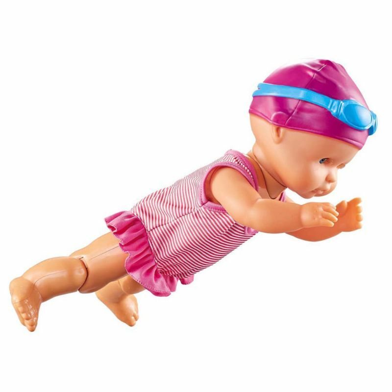 Pool Spaß Baby Badewanne Kleinkinder Geschenke Baby Bad Set Bewegliche Gelenk Elektrische Puppen Spielzeug für Kleinkinder