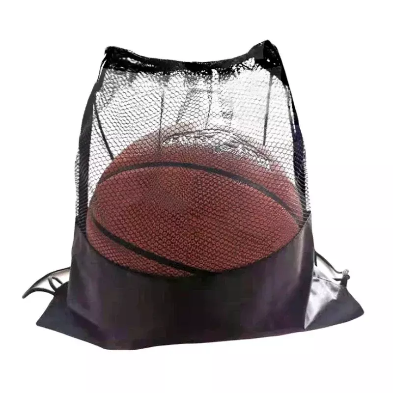 Bolsa de malla portátil para baloncesto, mochila de almacenamiento para fútbol, pelota de voleibol al aire libre