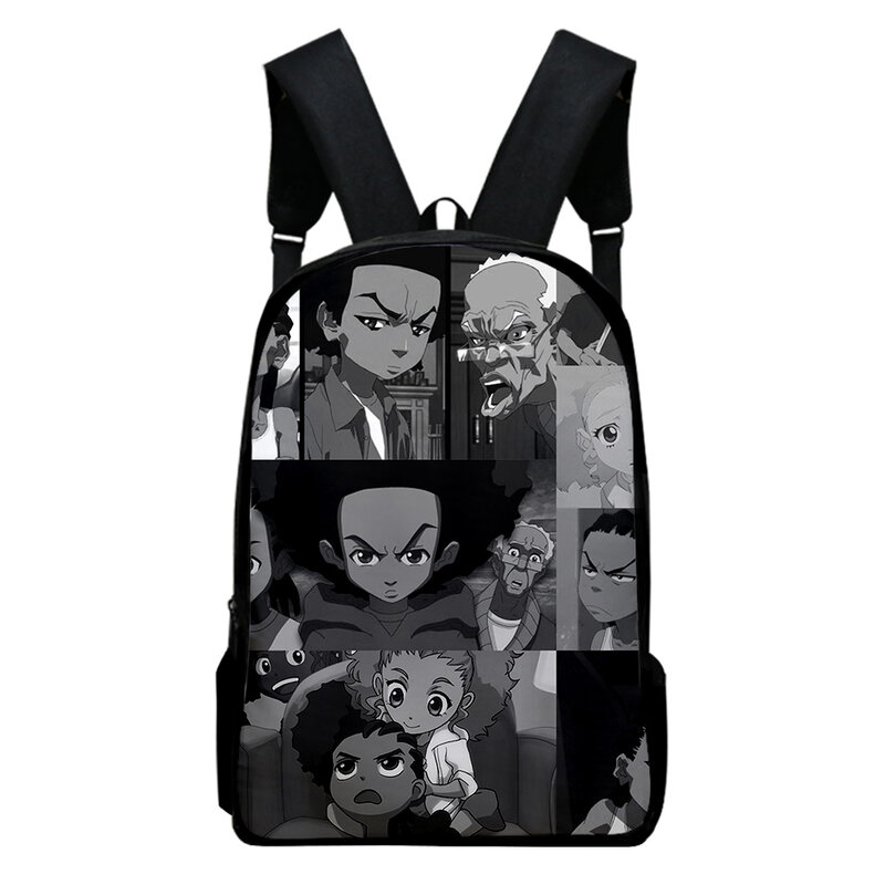 The Boondocks Cartoon zaino School Bag borse per bambini adulti 2023 zaino stile Casual Harajuku Bags