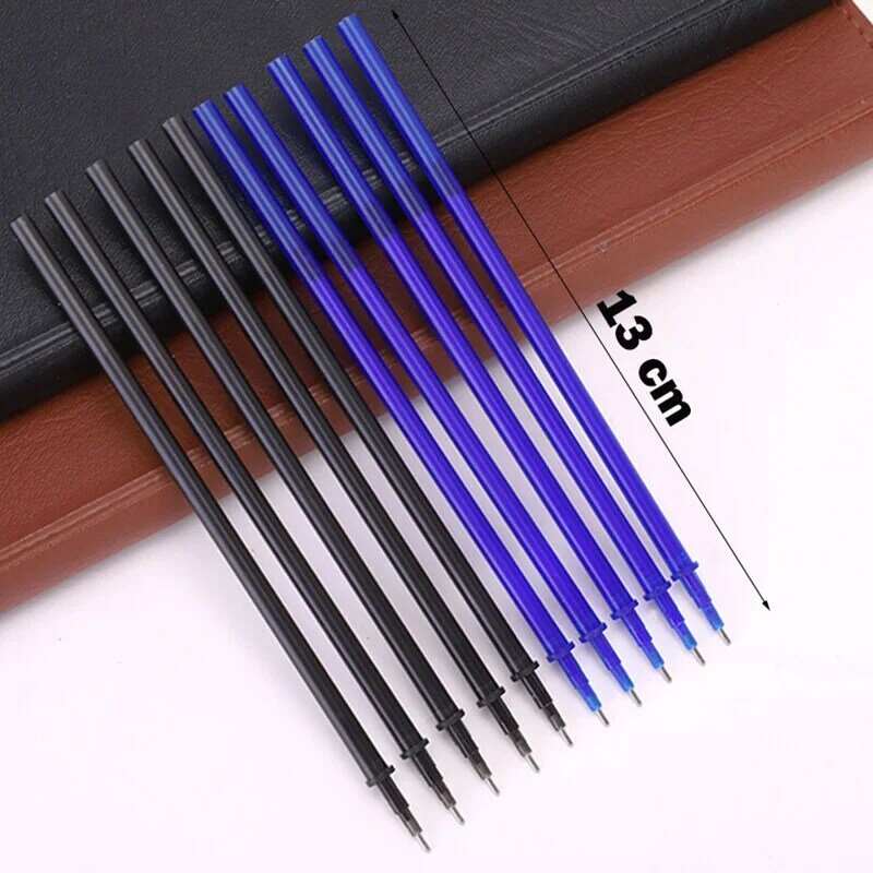 Set di penne Gel cancellabili da 0.5mm nero blu rosso asta di ricarica per inchiostro penne Kawaii manico lavabile forniture per ufficio scolastico cancelleria per scrivere