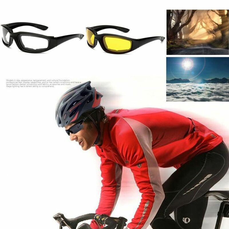Windproof Eye óculos protetores, Anti Glare Safety Goggles, Motocicleta Goggles, Ciclismo, Motorista