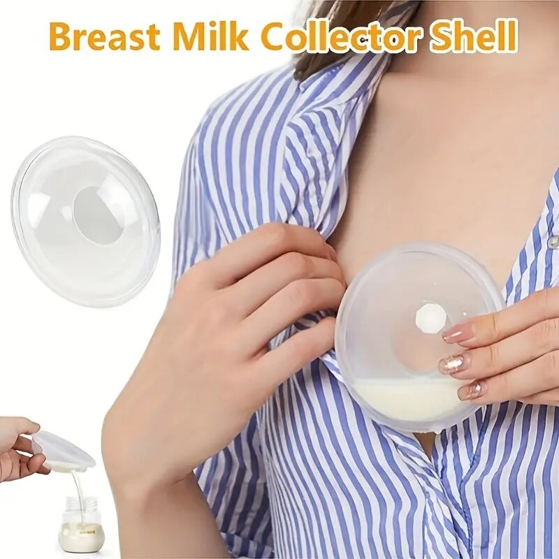 Silicone Mother's Milk Collector  Wearable Anti Spill Breast Pads   Nipple Pain Protector  Maternity Breastfeeding