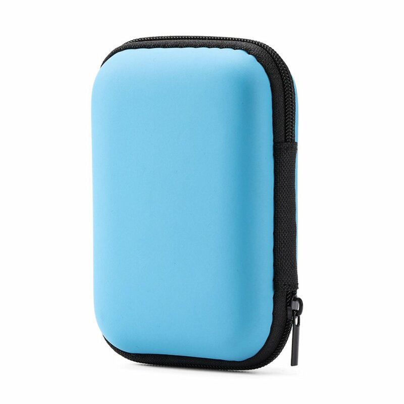 Portable Earphone Bag Earbuds Memory Card Case USB Cable Organizer StorageBox  EVA Headphone Container Cable Earbuds Storage Box