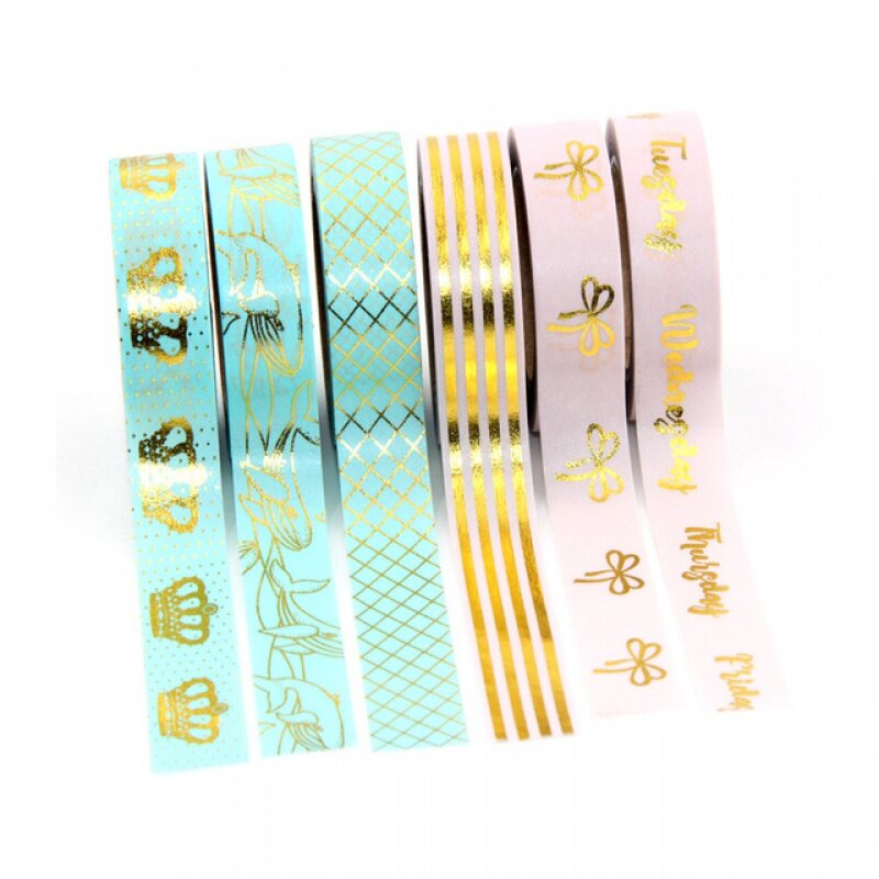 Prodotto personalizzato nuova selezione carta da stampa su misura nastro Washi stampato WashiTape colorato