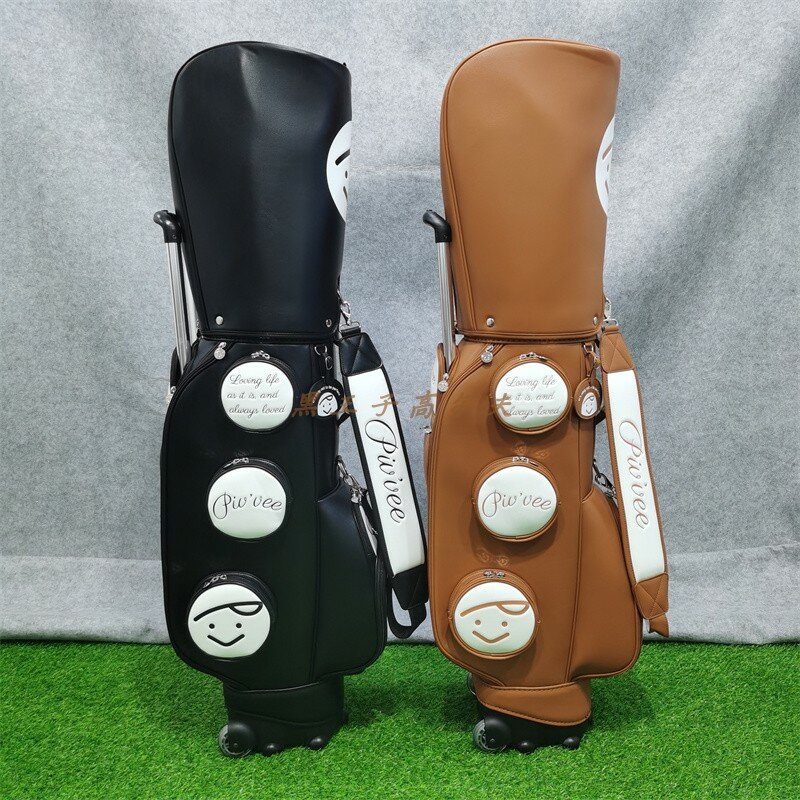 Bolsas de Golf para hombre y mujer, paquete de pelota estándar con rueda bonita, 24 unidades
